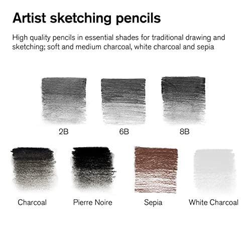 Winsor & Newton Studio Collection 아티스트 연필, 스케치 연필, 10개 세트 - style: 스케치 연필 10개