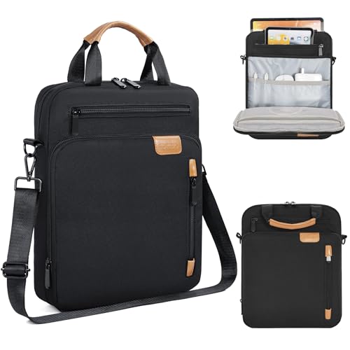 9-11 Inch Tablet Sleeve Bag, Padded Protective Travel Carrying Case for iPad A16 2025, iPad Air M4 11-inch 2026 M3 M2, iPad Pro M5/M4 11 inch, iPad 10/9/8/7th, Galaxy Tab A9+/S9/S8 11" - color: Black, size: 9-11 Inch