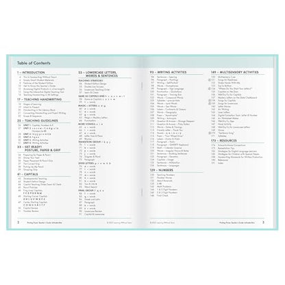 Learning Without Tears, Printing Power Teacher's Guide, Age 7+, 2nd Grade+, Handwriting Practice, School & Home, Language Arts, Tutoring, Sensory - style: Teachers Guide