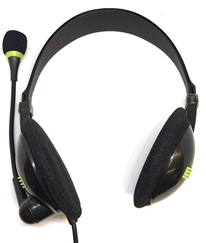 TFD Supplies Wholesale Bulk 5 Pack Stereo USB Headphones with Microphone