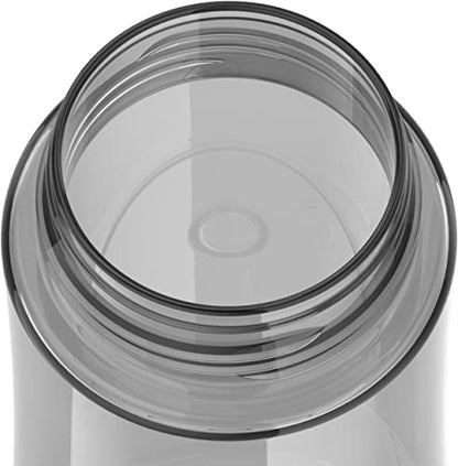 THERMOS FUNTAINER 16 Ounce Plastic Hydration Bottle with Spout, Black - color: Black