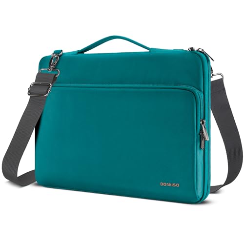 DOMISO Laptop Case Sleeve Protective Cover Compatible with Mac Book Air 16 M4 M3 M2,MacBook Pro M2 M1,iPad Air/Pro,16 inch Dell,Asus,Lenovo, HP, Waterproof Computer Cases Bag with Handle,Turquoise - color: Turquoise, size: 16 inch