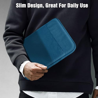 TiMOVO 9-11" Tablet Sleeve Bag, Peacock | Fit iPad 11" A16 2025 / 10.9"/10.2" / Air 11" 5/4 Gen / Galaxy Tab A9+/A11Plus 11", Fit Smart Keyboard - color: Peacock Blue, size: 9-11 Inch