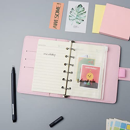 A7 Lined Refill Paper 3 Pack Loose Leaf 6-Hole Filler Paper Refills Planner Binder Insert, 120 Sheets/240 Pages Binder Notebook Papers for A7 Travel Journal Diary - size: A7