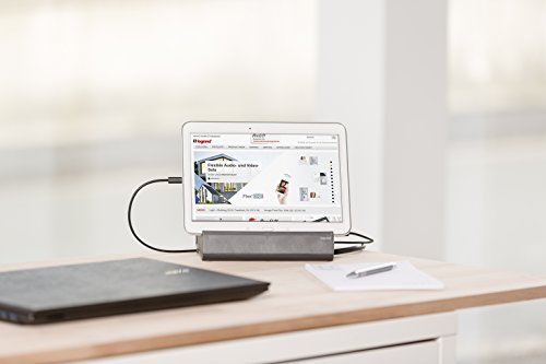 LEGRAND, 694811 3-Way Power Strip with Integrated Tablet / Mobile Phone / Smartphone Holder and 2-Port USB Charging Station for iPhone iPad Samsung Huawei On/Off Switch Extension Cable 1.5 m