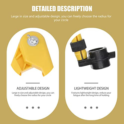 Demonstration Compass Plastic Whiteboard Compass Drawing Math Geometry Tool Large Circle on Teacher for School Classroom Drafting Woodworking Teaching Compass