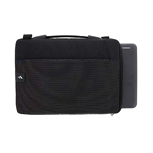 Brenthaven Tred Horizontal Sleeve with Pouch Fits 11 Inch Chromebooks,Laptops,Tablets for K-12 Students, Teachers and Kids–Black,Durable,Rugged Protection from Impact and Compression