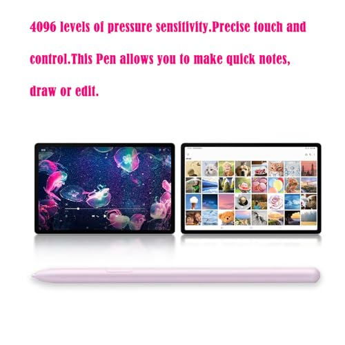 Galaxy Tab S9 FE Stylus Pen for Samsung Galaxy Tab S9 FE /S9 FE Plus/ S9 FE+ / S9 / S9+ SM-X510, SM-X516B S Pen for Samsung Galaxy Tab S9 FE with Nibs (Purple) - color: Purple
