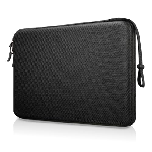 FINPAC 14-inch Hard Laptop Sleeve Case Compatible with Acer Dell, Black | Laptop Carrying Case for HP, ASUS, Dell, Laptop Notebook Ultrabook, Water-Resistant Shockproof Computer Bag - color: Black, size: 13.5-14-inch Laptop/Notebook