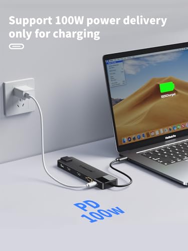 Lemorele 트리플 모니터용 13 in 1 USB C 도킹 스테이션, 듀얼 4K HDMI, 1000M RJ45, VGA, 4 USB 3.0/2.0, SD/TF, 3.5MM 오디오, USB C 3.0, 100W PD, 타입 C 노트북과 호환 - size: Update-13 in 1 RJ45