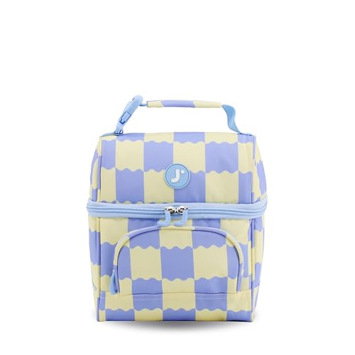 J World Corey Kids Lunch Bag. Insulated Lunch-Box for Boys Girls, Wiggle Blue - color: Wiggle Blue