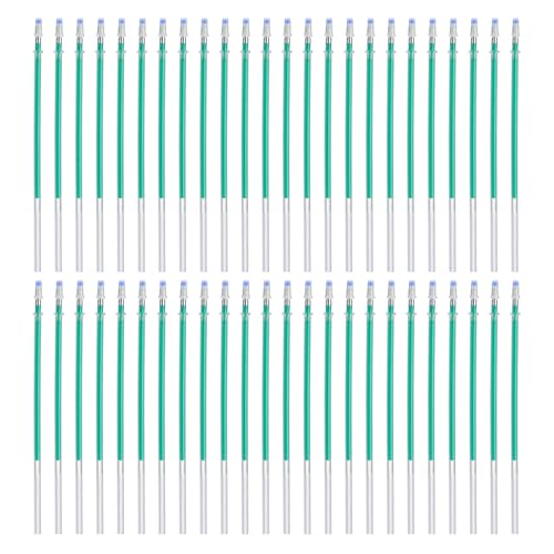 PATIKIL 0.8mm Gel Pens Refills, 48 Pack Gel Pens Metallic Ink Medium Point Colored Refill Set for Adults Coloring Books Journaling Scrapbooking Art Drawing, Green - color: Green