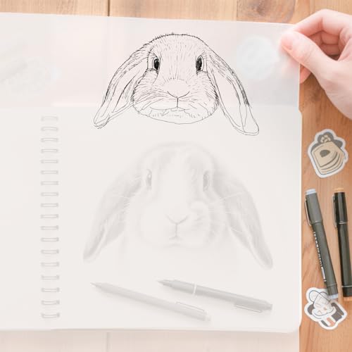 Tracing Paper Roll 12 Inches x 30 Yards, Trace Paper White ‌Translucent‌ Pattern Paper Tracing Paper for Drawing, Sewing, Sketch - size: 12 Inch Wide