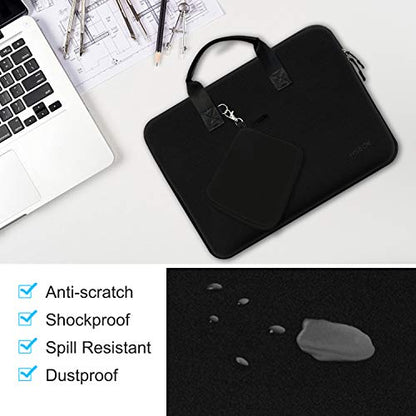 Hseok Laptop Sleeve 13.3-14 inch Case with Small Pouch, Neoprene Computer Bag Compatible with MacBook Neo/Pro 14 M5/M4/M3/M2/M1, Mac Air/Pro 13.3, XPS 14 and Most 13-14 inch Notebooks,B02K01 - color: B02k01, size: 13"-14"