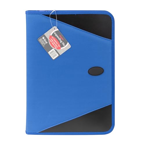 C-Line Expanding File with Zipper Closure, 13-Pocket, Tabbed Dividers, Blue (48105), letter - size: letter