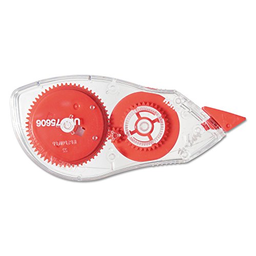 Universal 75606 Correction Tape with Two-Way Dispenser, Non-Refillable, 1/5-Inch x 315-Inch, 6/Pack