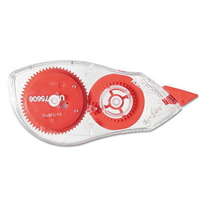 Universal 75606 Correction Tape with Two-Way Dispenser, Non-Refillable, 1/5-Inch x 315-Inch, 6/Pack