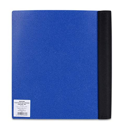 Mintra Office Durable PREMIUM Spiral Notebook, ((Blue, 5 Subject, 8.5in x 11in)), Fabric Covered Coils, No Snags, Removable Adjustable Pocket Dividers, Ruler, Organization, Customizable - color: Blue, size: 5 Subject (8.5in x 11in)