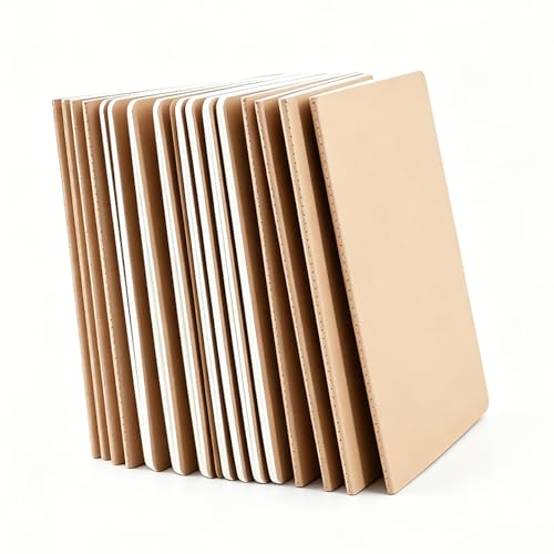Wotion Lined Notebook 16 Pack, A5 Journals to Write in for Travel, 60 Pages/30 Sheets, 8.3" x 5.5", Thick Paper Notebooks for Students Office Women Men, Travel Journal Diary Planner Set - style: 16pack Lined page