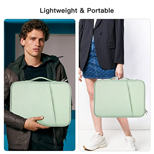 12.9 Inch Tablet Sleeve Bag for 2025 2024 iPad Pro M5 M4/iPad Air M4 M3 M2 13"/Pro 12.9",Samsung Galaxy Tab S9+Plus,S8+,S7+ Plus,S7 FE 12.4" Carrying Case,Surface Pro 11 Snapdragon,10,9,8,X Bag-Green - color: Green, size: 12.9 Inch