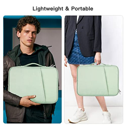 12.9 Inch Tablet Sleeve Bag for 2025 2024 iPad Pro M5 M4/iPad Air M4 M3 M2 13"/Pro 12.9",Samsung Galaxy Tab S9+Plus,S8+,S7+ Plus,S7 FE 12.4" Carrying Case,Surface Pro 11 Snapdragon,10,9,8,X Bag-Green - color: Green, size: 12.9 Inch