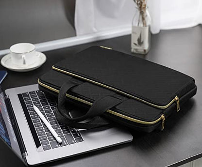 KIZUNA Laptop Sleeve Case 17 Inch Computer Carrying Handbag for LG gram 17/17.3" MSI 17/Dell G7/17 IdeaPad 3i Gen7/17.3" HP ProBook 470/17.3" Legion 5 / 5i,Black - color: Black, size: 17 Inch