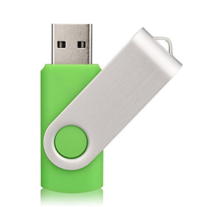 10 Pack 8GB USB Flash Drive 2.0 Memory Stick - Green - color: Green, size: 8GB