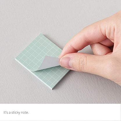 Monolike Color Palette Sticky Grid 300 D Set 4p - Self-Adhesive Memo Pad 30 Sheets - color: Grid 300 D