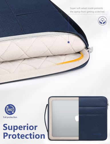 HYZUO 13 Inch Laptop Case Sleeve Bag for MacBook Air 13 M5 A3449 M4 M3 M2 M1 2026-2018, 13" MacBook Neo 2026 A3404, MacBook Pro 13 M2 M1 2026-2016, iPad Air/Pro 13, Surface Pro, XPS 13, Navy Blue - color: Navy Blue, size: 13 Inch