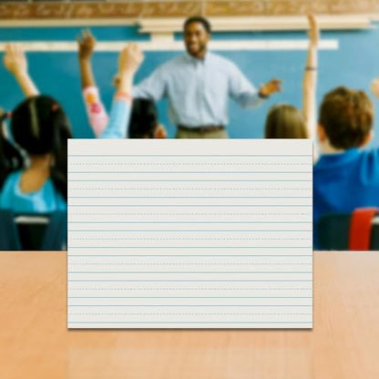 School Smart Skip-A-Line Ruled Writing Paper, 3/4 Inch Ruled Long Way, 11 x 8-1/2 Inches, 500 Sheets - size: 11" x 8.5" - 3/4" Ruled