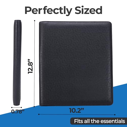 Case-it Business Padfolio | Letter Size | PAD-14 Black | Premier, Letter Size Writing Pad, School & Office - color: Pad-14-black, size: 1 Pack