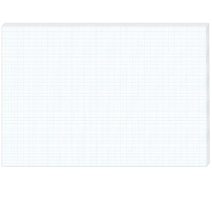 50 Sheets Large Graph Paper 24 X 36 Inch Graph Paper Pad 1 and 1/4inch Ruled Giant Grid Sheet Blueprint Drafting Pad for Engineering Architect Designer Mathematician - color: White and blue