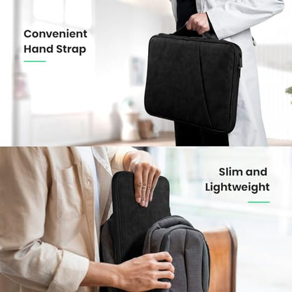 DTTO 9-11 Inch Tablet Sleeve Bag for iPad A16 11-in/Air 11-in M3 M2, iPad 10th Gen 10.9", iPad 9/8/7th Gen 10.2", iPad Air 5/4th Gen 10.9", iPad Pro 11, Galaxy Tab A9+, Waterproof Travel Bag, Black - color: Black, size: 9-11 Inch