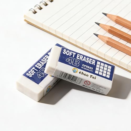 120 Pack White Erasers Bulk for Office, Office, Latex-Free Soft Erasers for Adult, Teachers as School Supplies