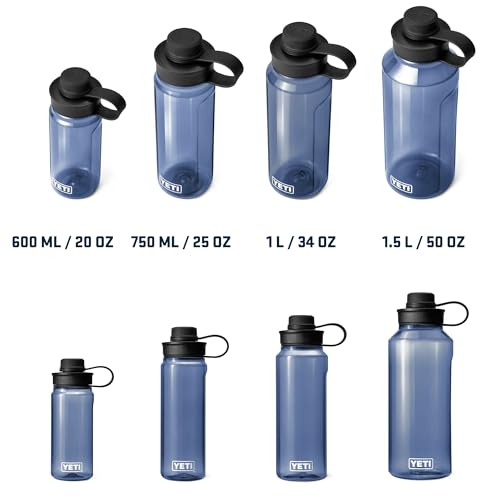 YETI Yonder Water Bottle with Yonder Tether Cap, Lightweight, Leakproof and BPA-Free - color: Seafoam, size: 25 Ounces