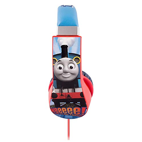 Sakar Kids Safe Over The Ear Headphones, Volume Limiter for Developing Ears, 3.5MM Stereo Jack, Recommended for Ages 3-9 - style: Thomas and Friends