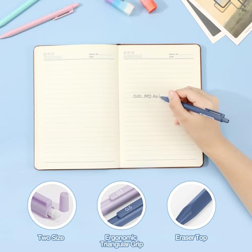 MoKo Pencil Case with Supplies, 60Pcs Aesthetic School Set, Pink | Includes highlighters, gel and ballpoint pens, mechanical pencils, refills, sticky notes, correction tapes and rulers. - color: Pink-60P