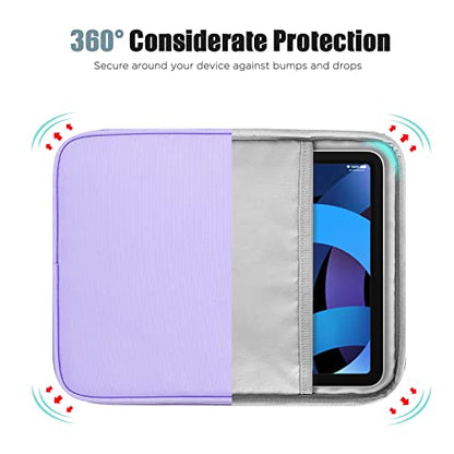 TiMOVO 9-11" Tablet Sleeve Bag for iPad 11-inch A16 2025, iPad 10.9"/10.2"| Air 11 Inch/5th/4th Gen. 10.9", Galaxy Tab A9+/A11Plus 11", Protective Bag with Pocket, Purple - color: Purple, size: 9-11 Inch
