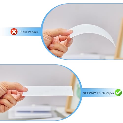 NEEWAY Heavyweight Ruled Index Cards 3x5, 200 Count Flash Cards with Rings and Cover, White Note Cards Lined for Home, Office (Black) - color: Black