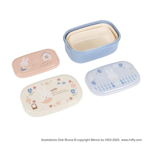 Kutsuwa MF951 British Garden Sticker Box (Set of 3), 6.1/11.8 fl oz (180/300 / 480 ml), Made in Japan - color: Sticker Box (Set of 3)