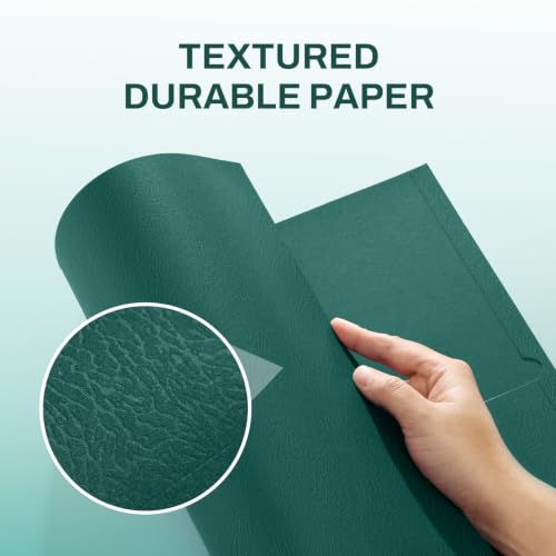 SUNEE Two Pocket Folders, 25 Pack File Folders with Business Card Slot, Textured Paper, Fit Letter Size Paper, Paper File Folder for School Office Home Business, Hunter Green - color: Hunter Green