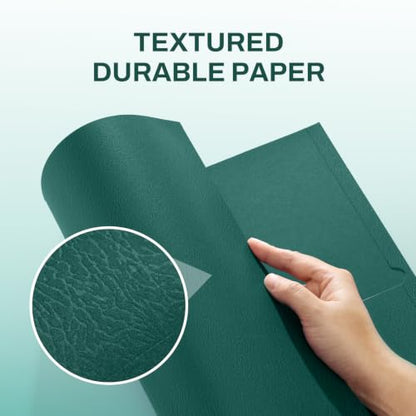 SUNEE Two Pocket Folders, 25 Pack File Folders with Business Card Slot, Textured Paper, Fit Letter Size Paper, Paper File Folder for School Office Home Business, Hunter Green - color: Hunter Green