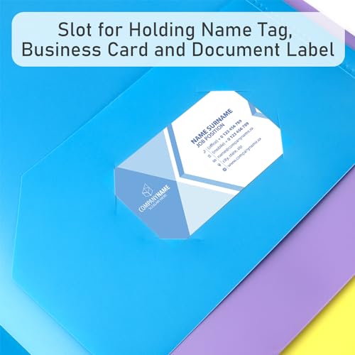 Timart Folders with Pockets-18 Pack, 2 Pocket Folders Fit Letter Size Paper, Plastic File Folders for Documents School Office Home Bussiness - color: Bright, size: 18 Pack