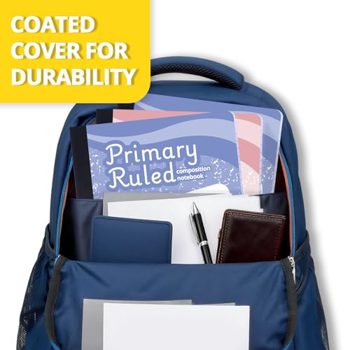 ONAVIA Primary Composition Notebook K-2, Primary Ruled Journal with Picture Space, 9-3/4 x 7-1/2, Bulk Marble Notebooks for School, Kids, Kindergarten Draw and White Story Journals,12 Pack | 100 Sheets, 9.75 x 7.5 in, 12 Pack, Draw and Write Primary Compo