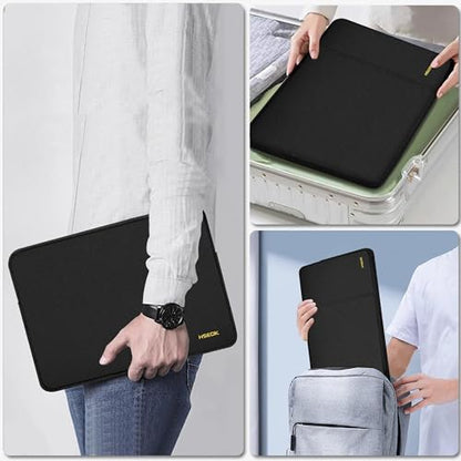 Hseok Laptop Case 13 Inch Sleeve Compatible with MacBook Neo 13, MacBook Air Pro 13 M5/M4/M3/M2/M1, iPad Pro Air 12.9" 13", XPS 13, Protective Computer Bag with Side Pocket & Dual Zippers,B01K01 - color: B01K01, size: 13"
