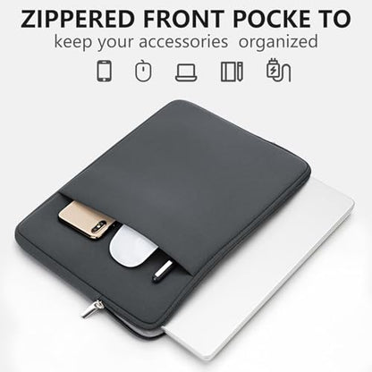 16 inch Laptop Sleeve Case Shockprook Lightweight Padded Protective Cover Bag Compatible with MacBook Pro 16 inch M1 M2 M3 M4 2019-2024, Gray - color: Gray, size: 16"