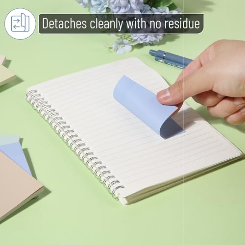 Mr. Pen- Sticky Notes, 3"x3", 12 Pads, 600 Sheets, Whispers of Nature | Sticky Notes Bulk, Self-Stick Note Pads, Perfect for Office, School, Home, Study & Organization