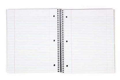 Mintra Office Durable Spiral Notebooks, 3 Subject (Lavender, Sage Green, Salmon, College Ruled 3pk) - color: Lavender, Sage Green, Salmon, size: College Ruled 3pk