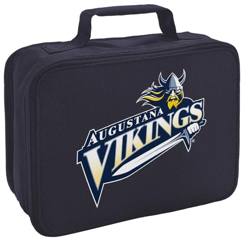 Campus Lab Augustana University Insulated Soft Sided Lunch Box - Reusable Lunch Bag For School Office Work, BPA Free, Navy - color: Augustana University