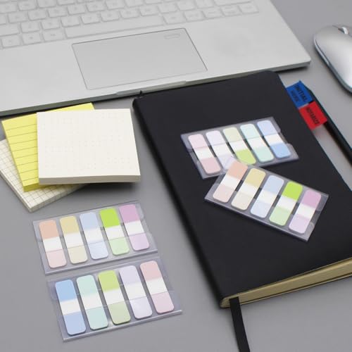 Tabs Flags Assorted Colors, 0.47 x 1.71 Inch Sticky Tabs, Easy to Post, 4 On-The-Go Dispensers/Pack, 400 Pages Total